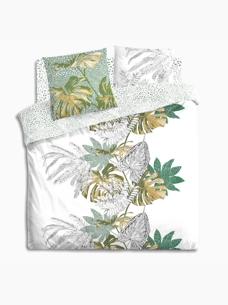 Juego de cama monstera algodón 240x220cm Multicolor - Kiabi