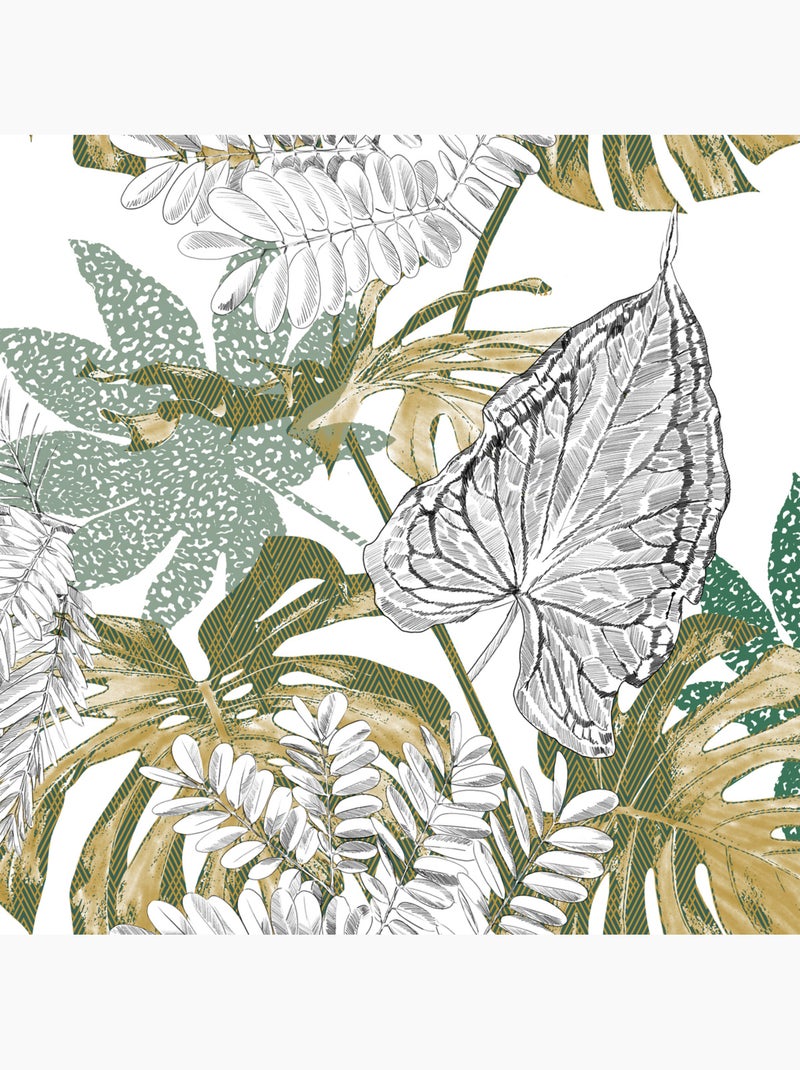 Juego de cama monstera algodón 240x220cm Multicolor - Kiabi