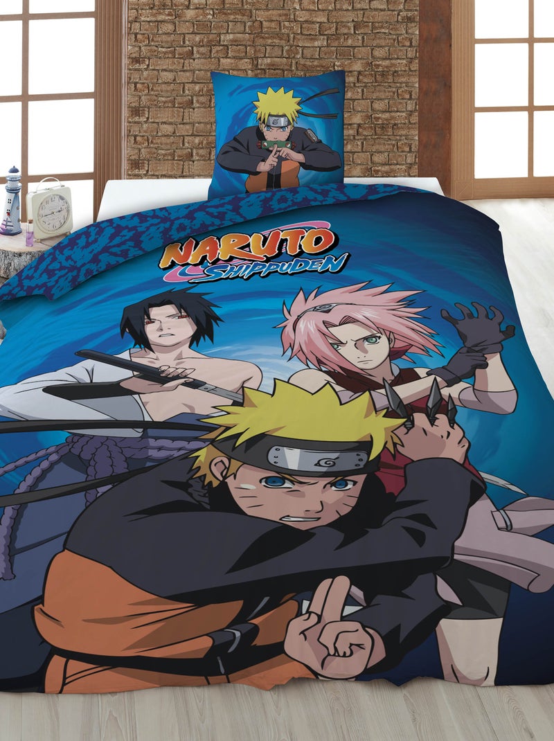 Juego de cama 'Naruto' - 1 persona Azul - Kiabi
