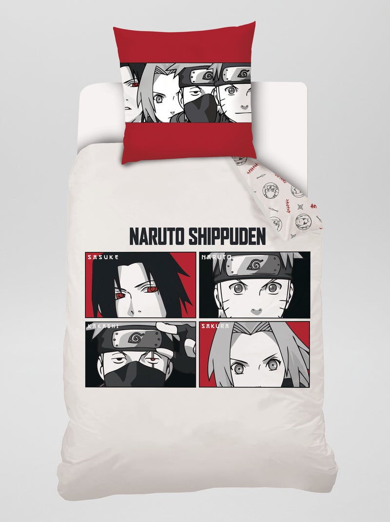 Juego de cama 'Naruto' - Individual BLANCO - Kiabi