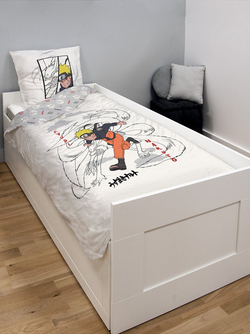 Juego de cama 'Naruto' - Individual blanco - Kiabi