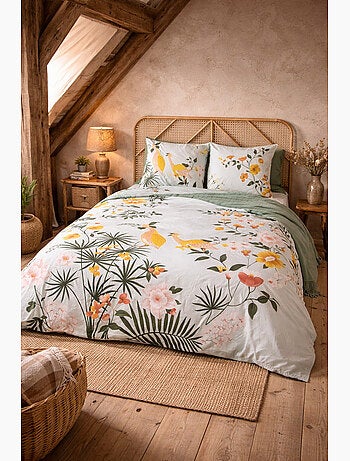 Juego de cama NATURALEZA Tropical - 100% algodón