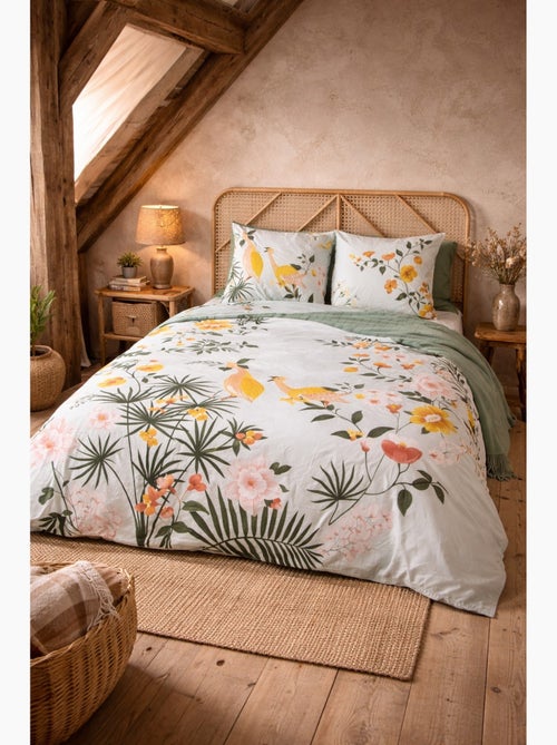 Juego de cama NATURALEZA Tropical - 100% algodón - Kiabi