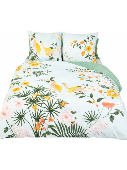 Juego de cama NATURALEZA Tropical - 100% algodón - Kiabi