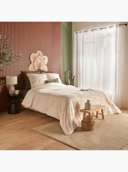 Juego de cama nyero, 220 x 240 cm, blanco - Kiabi Juego de cama nyero, 220 x 240 cm, blanco - Kiabi
