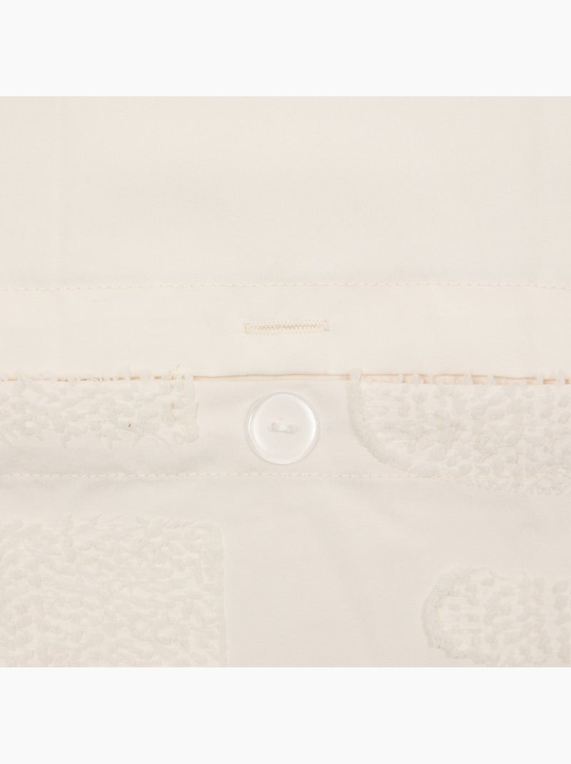 Juego de cama nyero, 220 x 240 cm, blanco Marfil - Kiabi
