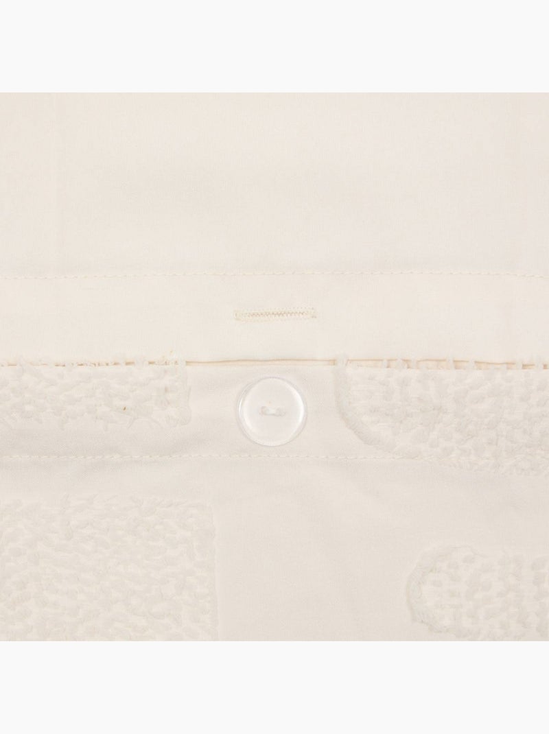 Juego de cama nyero, 220 x 240 cm, blanco Marfil - Kiabi