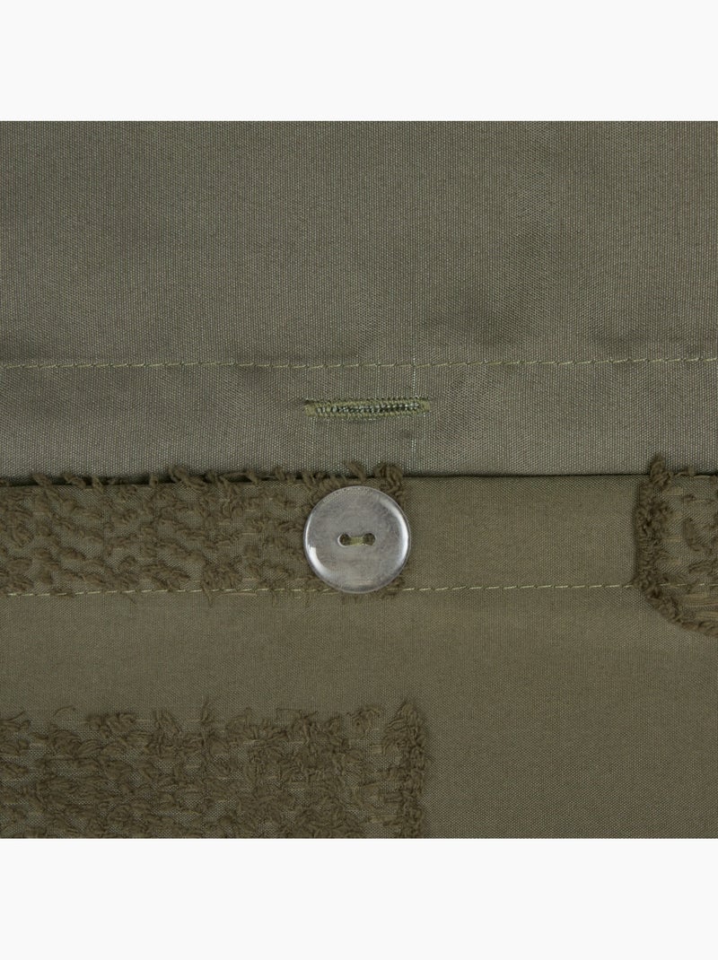 Juego de cama nyero, 220 x 240 cm, verde Caqui - Kiabi