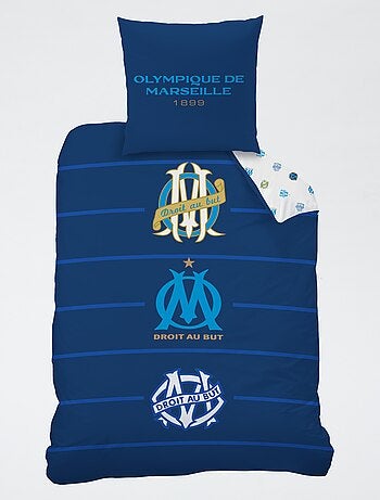 Juego de cama 'Olympique de Marseille' 2 piezas 1 persona: funda nórdica + funda de almohada