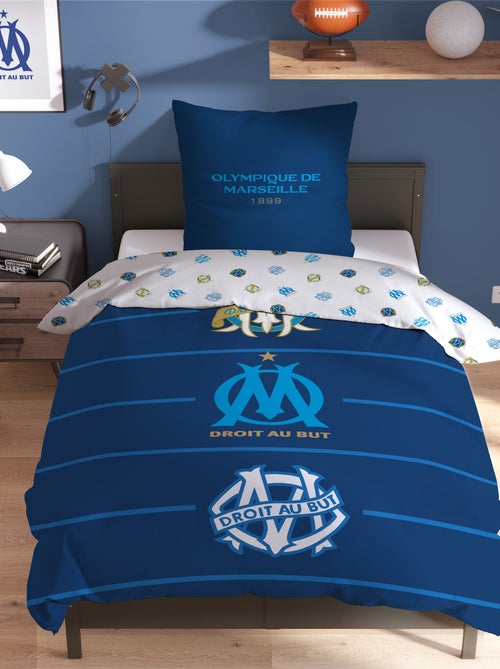 Juego de cama 'Olympique de Marseille' 2 piezas 1 persona: funda nórdica + funda de almohada - Kiabi