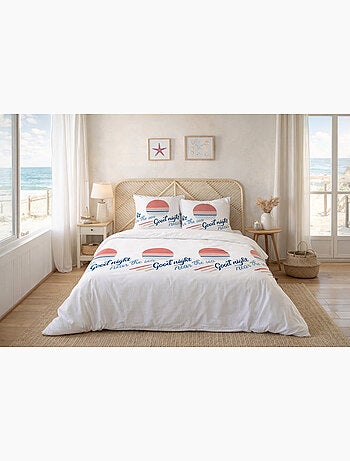 Juego de cama orilla del mar