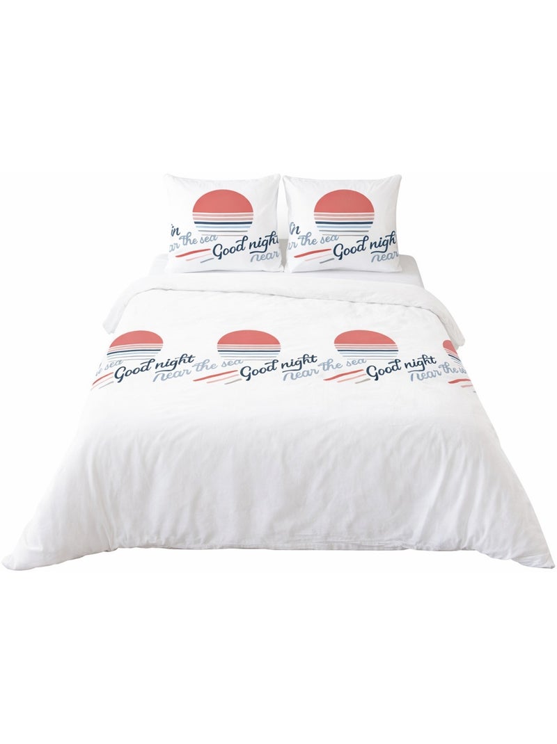 Juego de cama Orilla del Mar Blanco - Kiabi