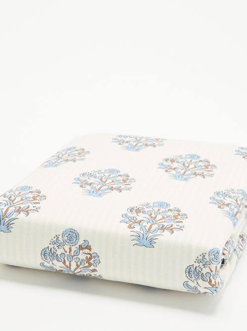 Juego de cama para 2 personas - 1 funda nórdica + 2 fundas de almohada - Kiabi Juego de cama para 2 personas - 1 funda nórdica + 2 fundas de almohada - Kiabi