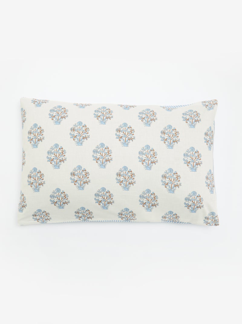 Juego de cama para 2 personas - 1 funda nórdica + 2 fundas de almohada Azul - Kiabi