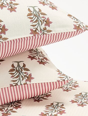 Juego de cama para 2 personas - 1 funda nórdica + 2 fundas de almohada