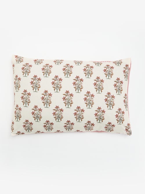 Juego de cama para 2 personas - 1 funda nórdica + 2 fundas de almohada - Kiabi Juego de cama para 2 personas - 1 funda nórdica + 2 fundas de almohada - Kiabi