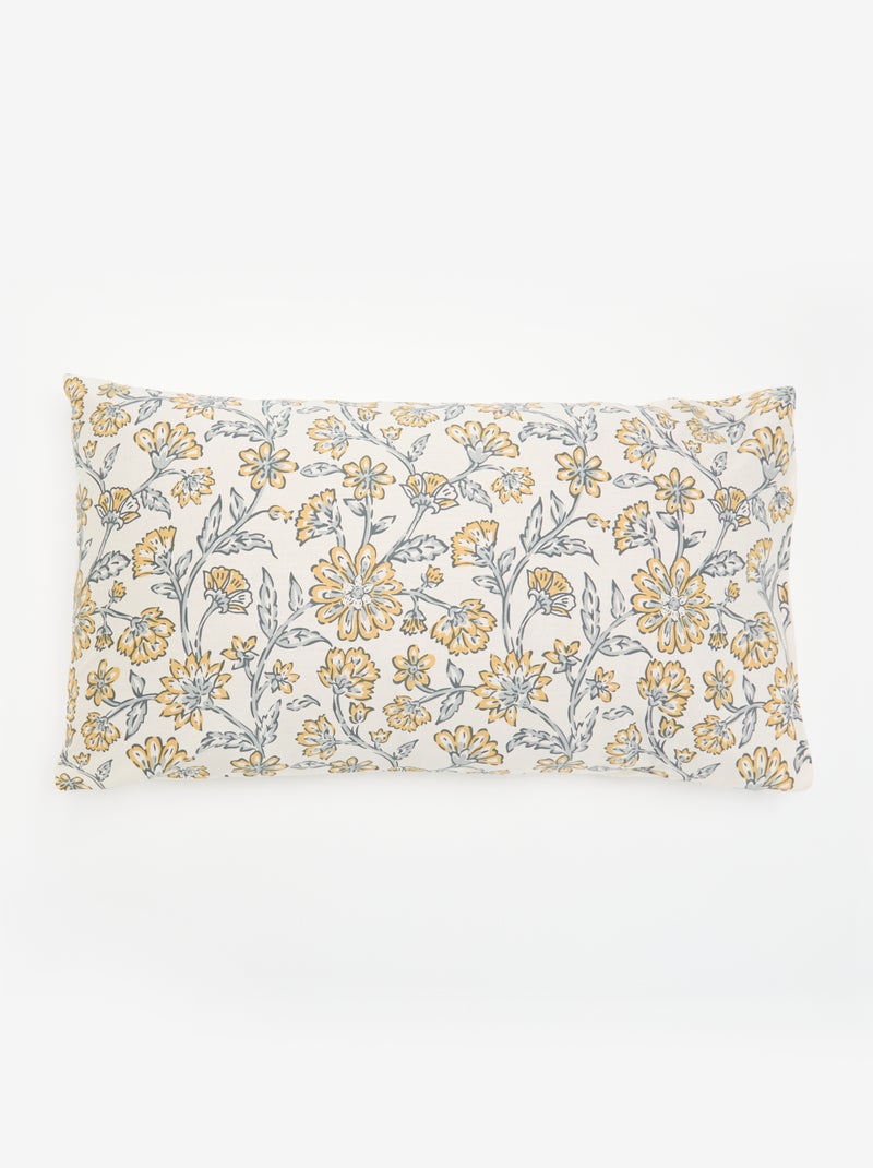 Juego de cama para 2 personas - Funda nórdica + 2 fundas de almohada - KIABI Home Amarillo - Kiabi