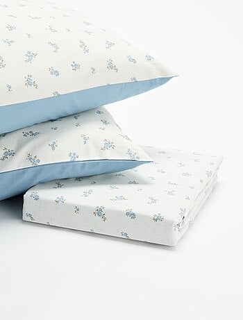 Juego de cama para 2 personas - Funda nórdica + 2 fundas de almohada - KIABI Home
