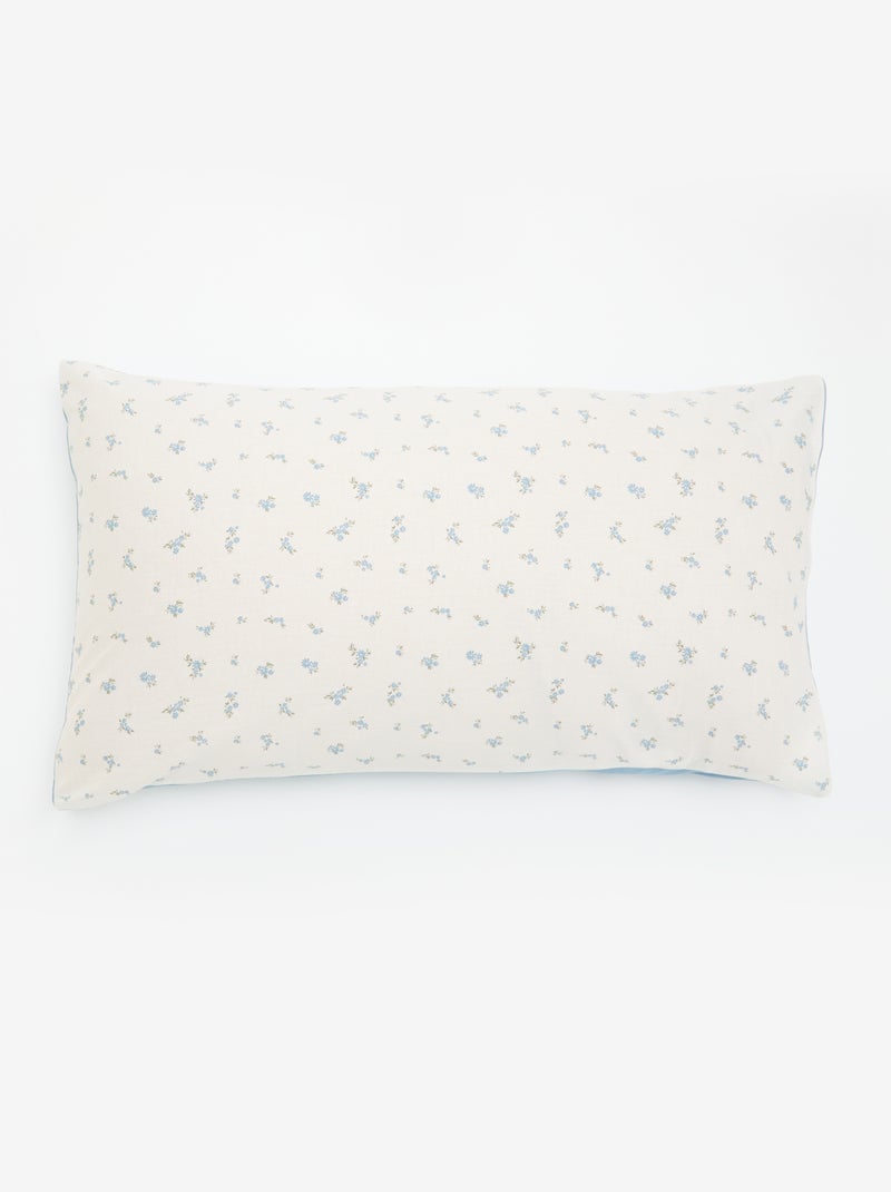 Juego de cama para 2 personas - Funda nórdica + 2 fundas de almohada - KIABI Home Azul - Kiabi