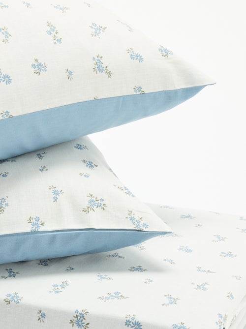 Juego de cama para 2 personas - Funda nórdica + 2 fundas de almohada - KIABI Home - Kiabi Juego de cama para 2 personas - Funda nórdica + 2 fundas de almohada - KIABI Home - Kiabi