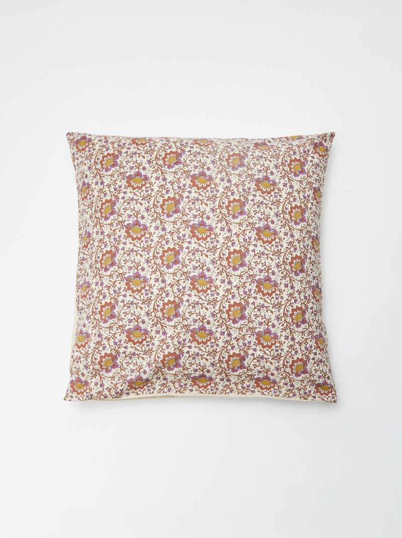 Juego de cama para 2 personas 240 x 220 cm de algodón - Kiabi Home Beige - Kiabi