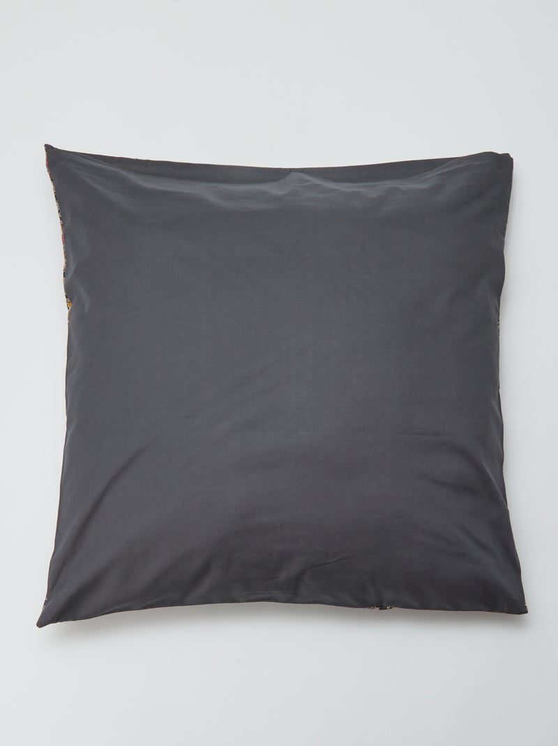 Juego de cama para 2 personas 240 x 220 cm de algodón - Kiabi Home Negro - Kiabi