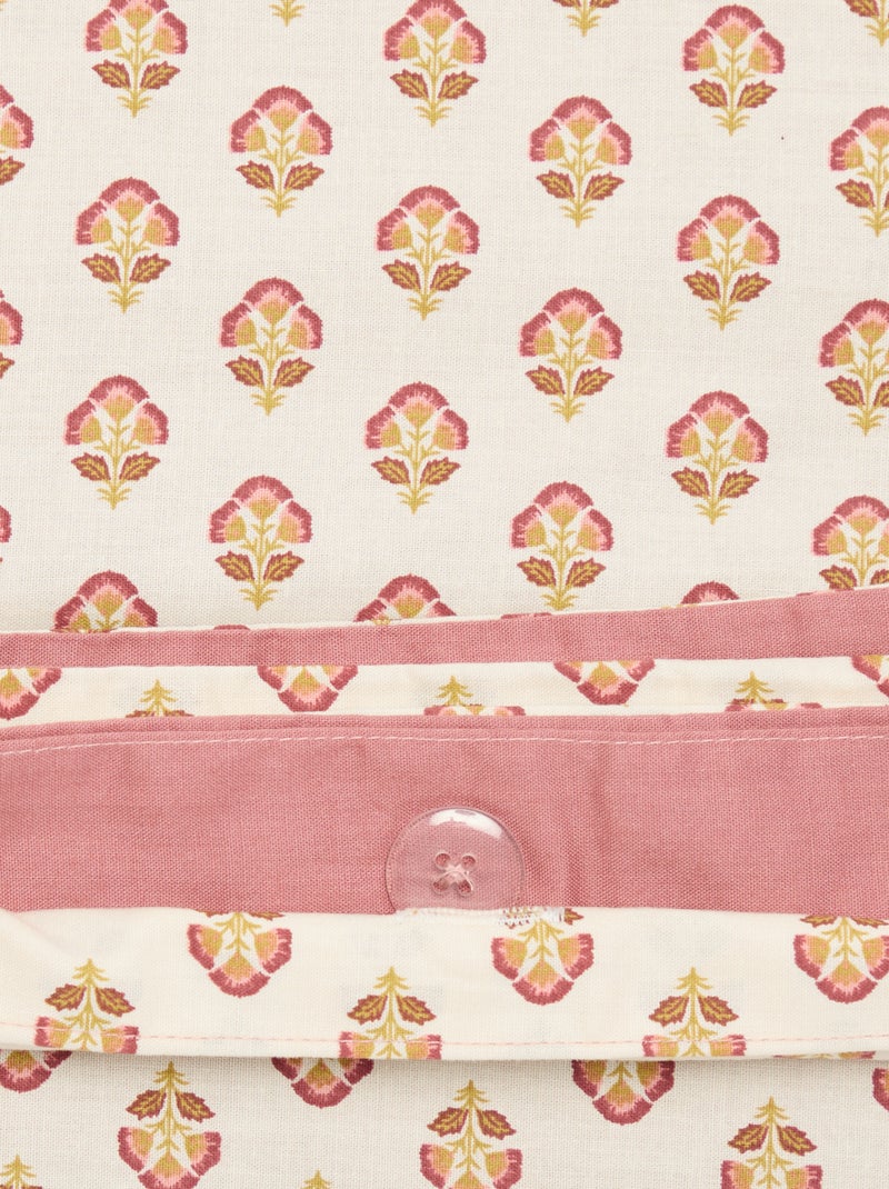 Juego de cama para 2 personas (240 x 220cm) - Kiabi Home Rosa - Kiabi