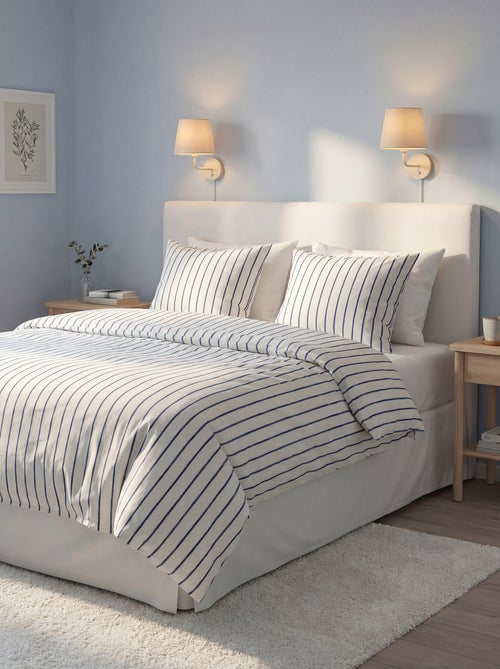 Juego de cama para 2 personas (240 x 220cm) de algodón - Kiabi Home - Kiabi