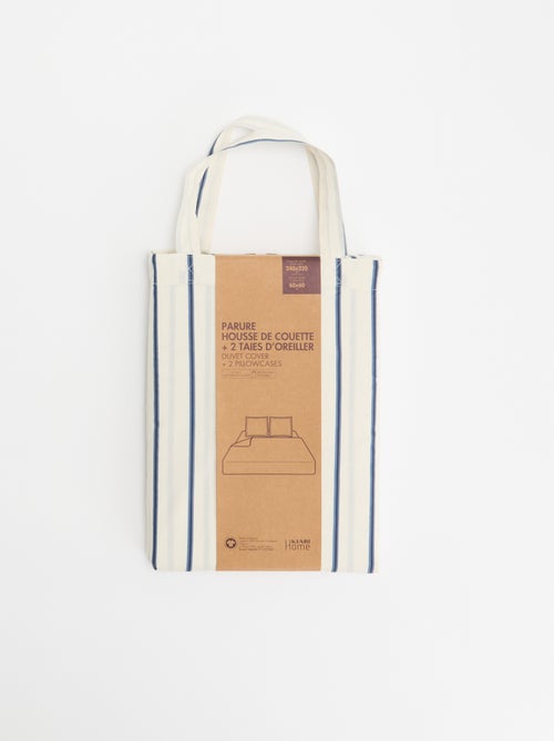 Juego de cama para 2 personas (240 x 220cm) de algodón - Kiabi Home - Kiabi