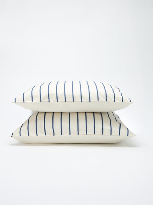 Juego de cama para 2 personas (260 x 240 cm) de algodón - Kiabi Home - Kiabi