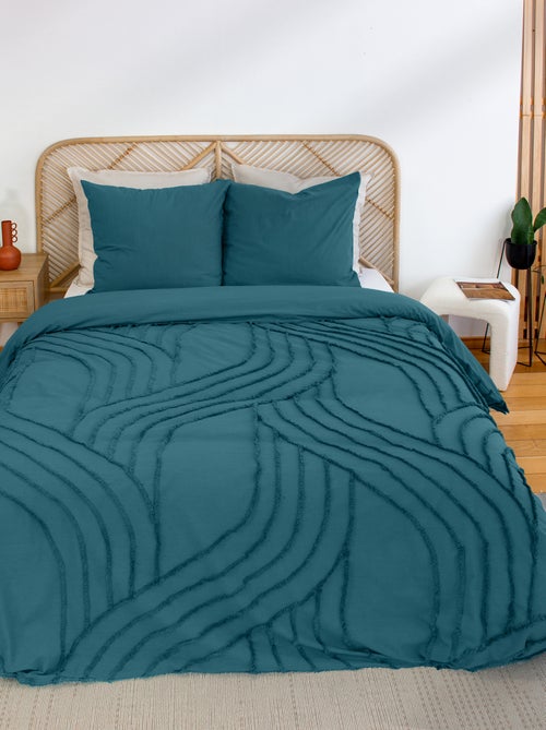 Juego de cama para 2 personas 3 piezas - 1 funda nórdica + 2 fundas de almohada - Kiabi