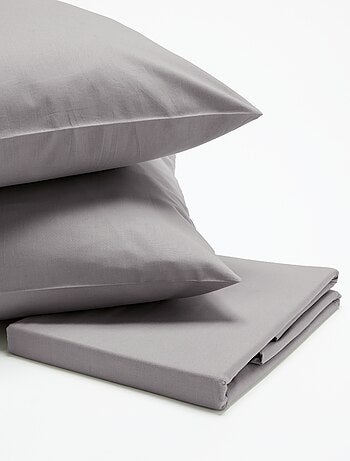 Juego de cama para 2 personas 3 piezas - Funda nórdica + 2 fundas de almohada - KIABI Home