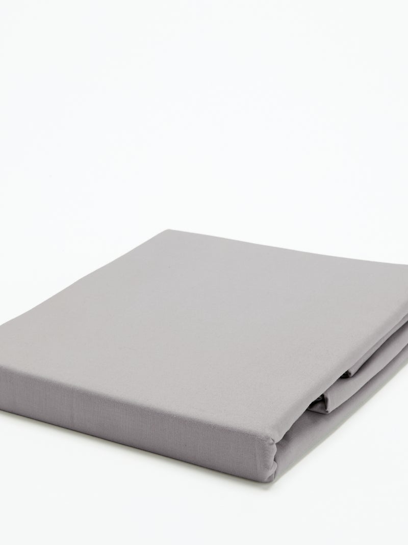 Juego de cama para 2 personas 3 piezas - Funda nórdica + 2 fundas de almohada - KIABI Home Gris - Kiabi