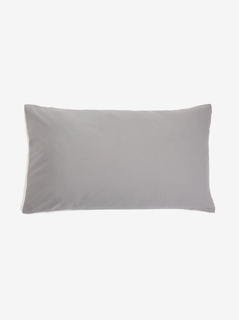 Juego de cama para 2 personas 3 piezas - Funda nórdica + 2 fundas de almohada - KIABI Home Gris - Kiabi
