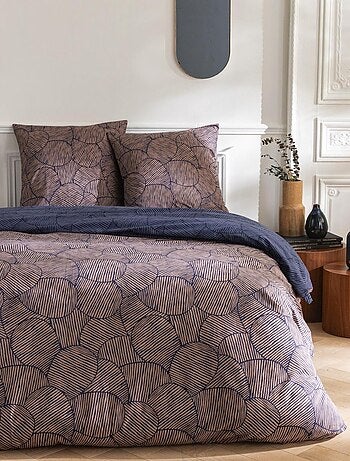 Juego de cama para 2 personas – algodón 57 hilos estampado flores gráficas – Future Home