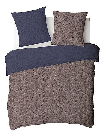 Juego de cama para 2 personas – algodón 57 hilos estampado flores gráficas – Future Home
