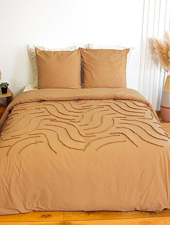 Juego de cama para 2 personas de 3 piezas - 1 funda nórdica + 2 fundas de almohada