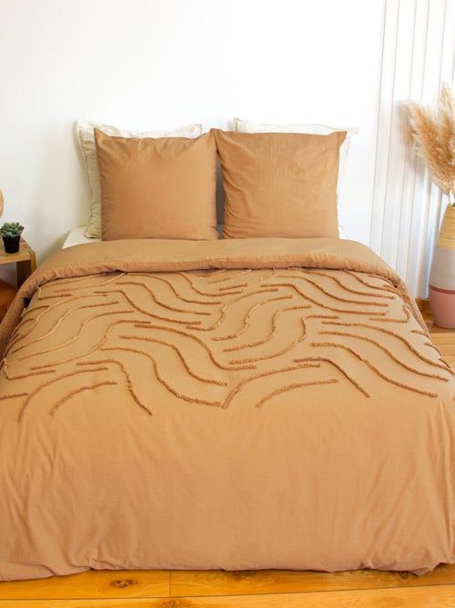 Juego de cama para 2 personas de 3 piezas - 1 funda nórdica + 2 fundas de almohada - Kiabi