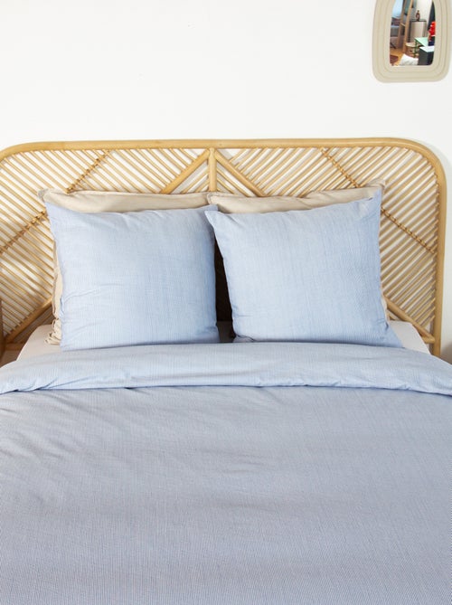 Juego de cama para 2 personas de 3 piezas - Funda nórdica + 2 fundas de almohada - Kiabi Juego de cama para 2 personas de 3 piezas - Funda nórdica + 2 fundas de almohada - Kiabi
