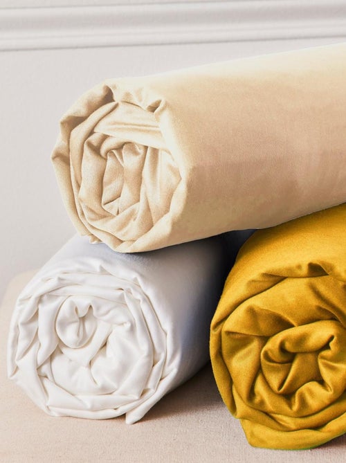 Juego de cama para 2 personas de algodón estampado con arco - Kiabi Juego de cama para 2 personas de algodón estampado con arco - Kiabi