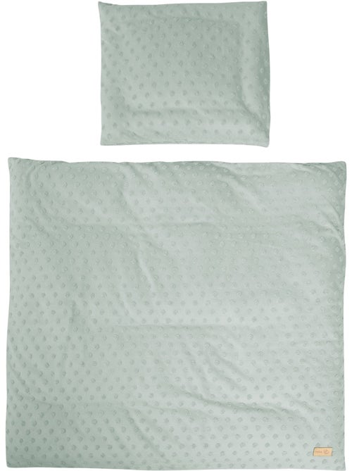 Juego de cama para bebé - funda nórdica + funda de almohada en algodón orgánico 'Roba lil planet' - Kiabi