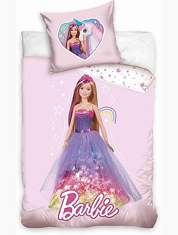 Juego de cama para bebé Barbie reversible – 100% algodón