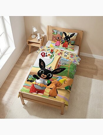 Juego de cama para bebé Bing con Flop reversible – 100% algodón