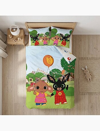 Juego de cama para bebé Bing con Sula reversible – 100% algodón