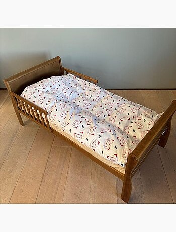 Juego de cama para bebé Cars con Lightning McQueen fosforescente reversible – 100% algodón