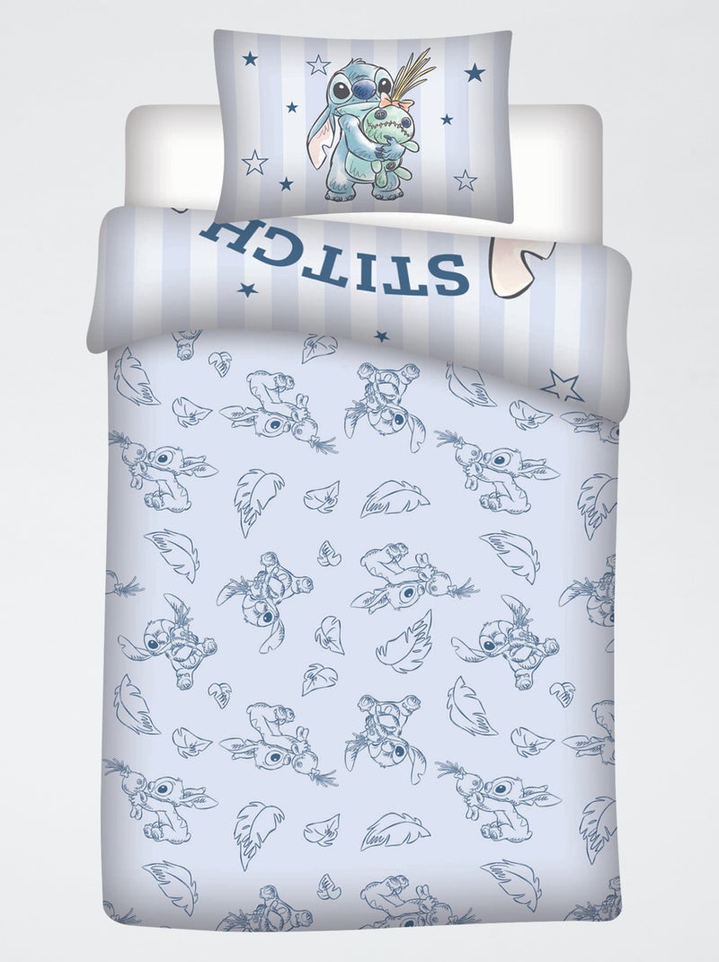 Juego de cama para bebé de 2 piezas - Funda nórdica + funda de almohada Azul - Kiabi