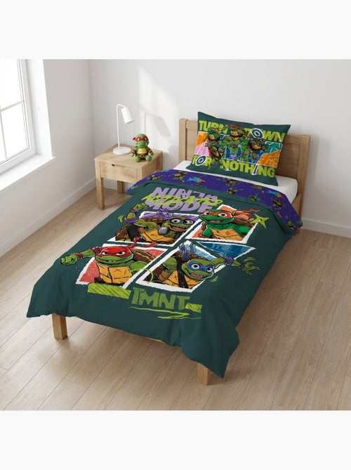 Juego de cama para bebé de las Tortugas Ninja con Leonardo, Donatello, y Michelangelo reversible - Kiabi
