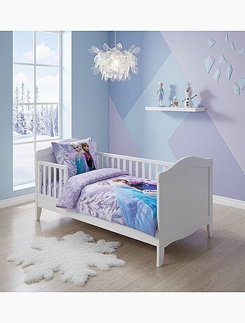 Juego de cama para bebé Frozen con Elsa, Anna y Olaf – 100% algodón