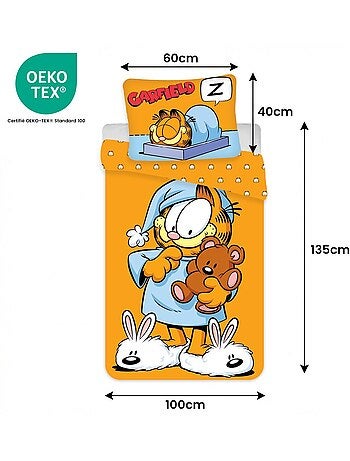 Juego de cama para bebé Garfield reversible – 100% algodón