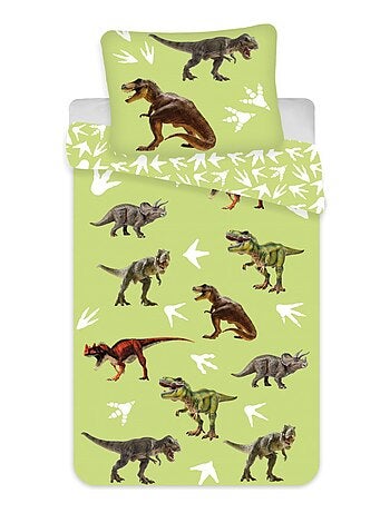Juego de cama para bebé Jurassic Park reversible – 100% algodón
